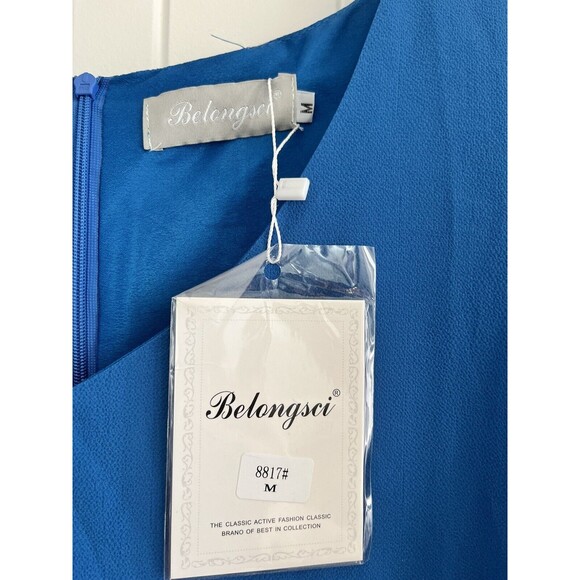 Belongsci Women's Shift Dress WITH CHIFFON Medium NWT - Picture 3 of 9